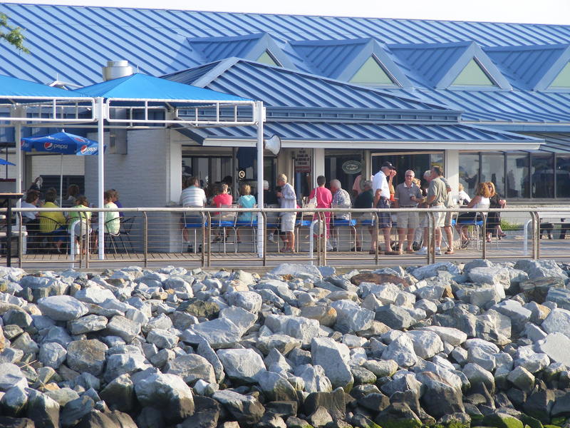 On the Rocks Waterfrom Bar & Grill at Lewes Terminal. BY DRBA